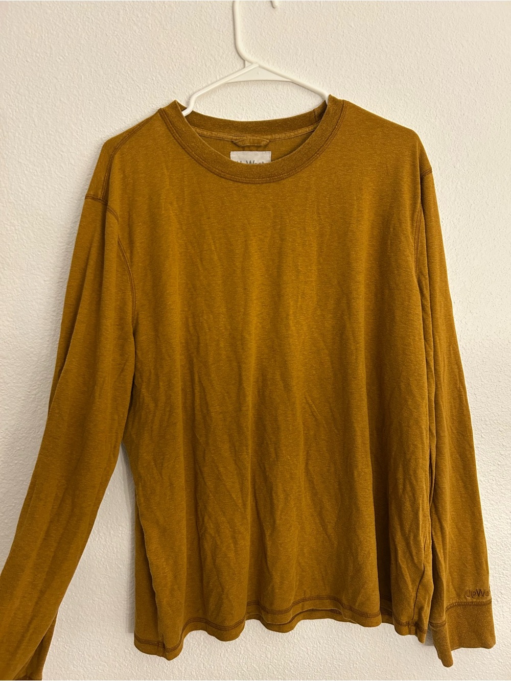 UpWest Mustard Brown Long Sleeve Top